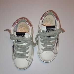 Golden Goose Kids Sneakers White and Pink